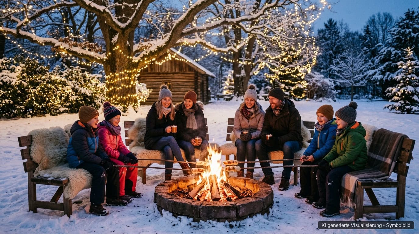 Winterzauber Familiensonntage Stockbrot