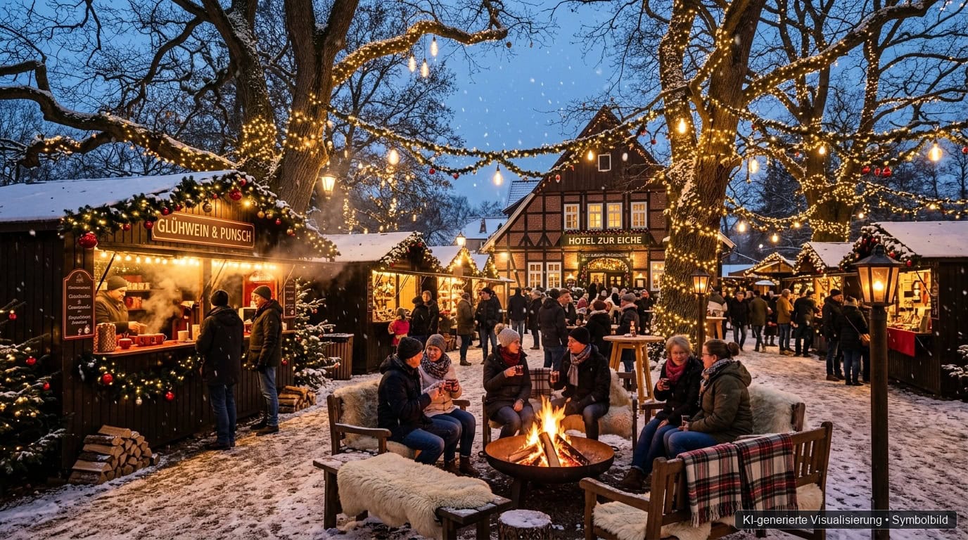 Winterzauber im Eichengarten